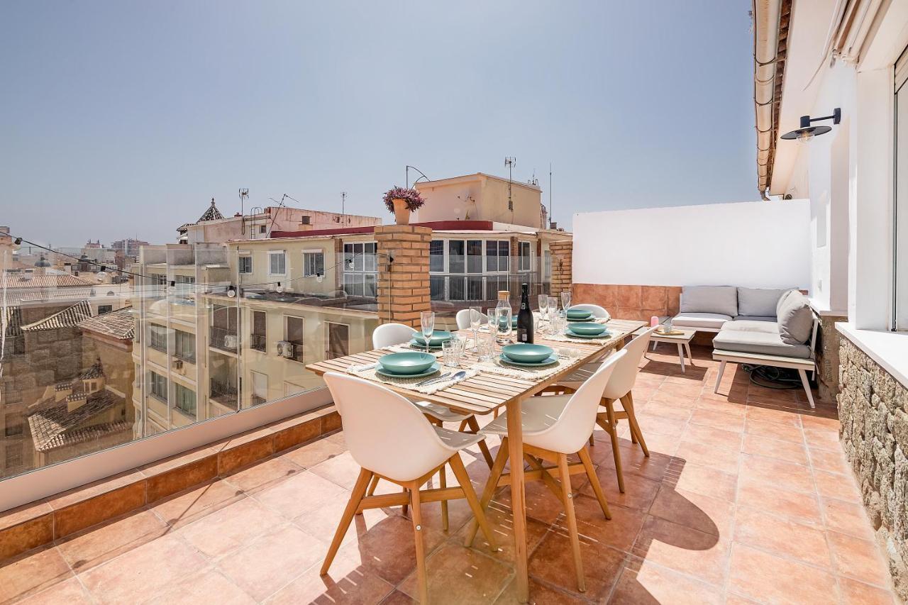 Homey Apt- Atico Con Vistas A La Catedral Málaga Kültér fotó